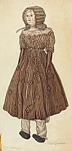 Wax Face Cotton Doll