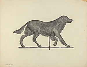 Weather Vane - Setter Dog