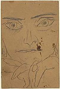 Weibliches Bildnis, frontal (Frontal View of a Woman)