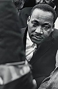 While he was surrounded by the crowd before his speech at the United Nations