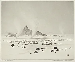 Whirlwinds, Mojave Desert, California (no.3)