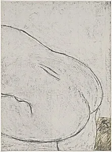 White Rain from Partial Nude on White