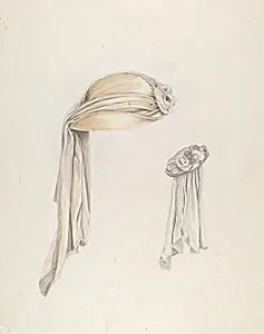 White Satin Hat