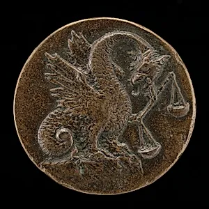 Winged Dragon with a Balance [reverse]