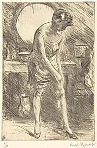 Woman at Her Toilette