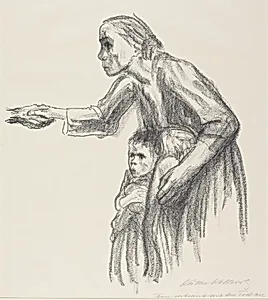 Woman Entrusting Herself to Death (Frau vertraut sich dem Tode an)
