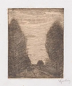 Wooded Landscape with a Cart