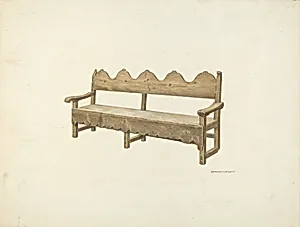 Wooden Bench