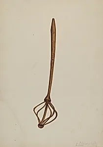 Wooden Egg Beater