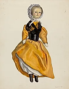 Wooden Jointed Doll