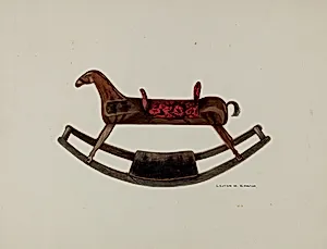 Wooden Rocking Horse