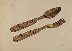 Wooden Spoon and Fork