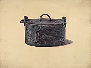 Wooden Work Box