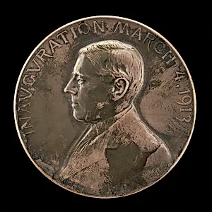 Woodrow Wilson Inaugural Medal [obverse]