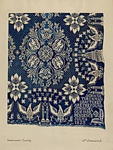 Woven Wool Coverlet