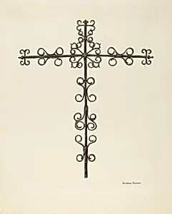 Wrought Iron Cross (Restored)