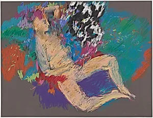Yellow Nude Reclining