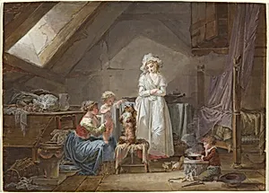 Young French Marquise in Exile in Lausanne