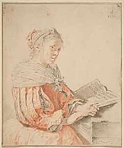 Young Girl at the Keyboard