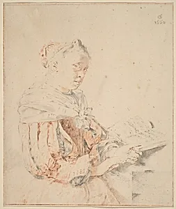 Young Girl at the Keyboard