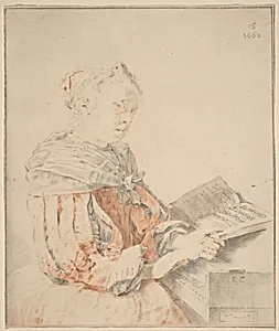 Young Girl at the Keyboard