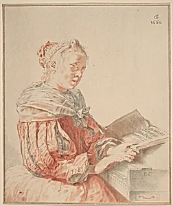 Young Girl at the Keyboard