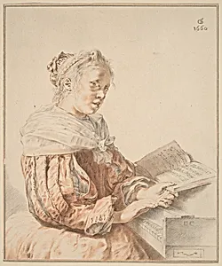 Young Girl at the Keyboard