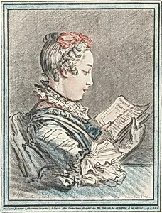 Young Girl Reading "Héloise and Abélard"