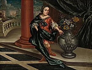 Young Man on a Terrace