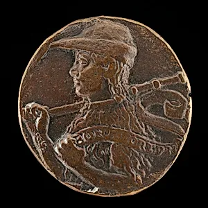 Youth Wearing an Animal's Skin [reverse]