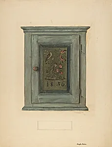 Zoar Blue Bonnet Cabinet