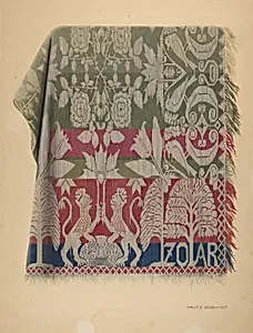 Zoar Jacquard Coverlet