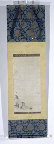 Ganzen in landschap by anonymous