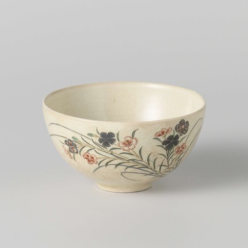 Bowl with flower sprays