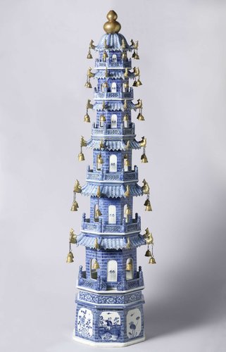 Model of a pagoda by anonymous