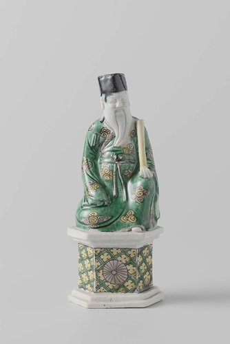 Seated figure of Zhang GuoLao, one of the Eight Immortals by anonymous