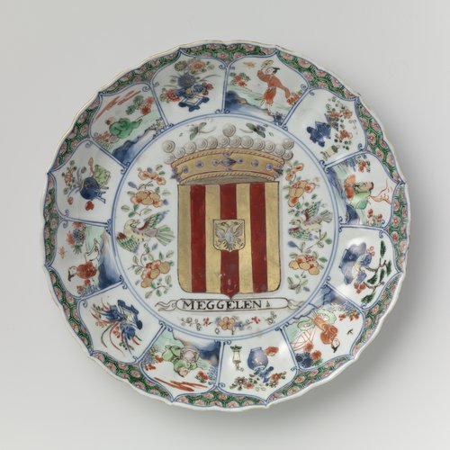Saucer-dish with the arms of Mechlin by anonymous