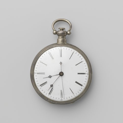 Herenhorloge van zilver by anonymous