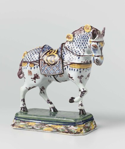 Paard van faience