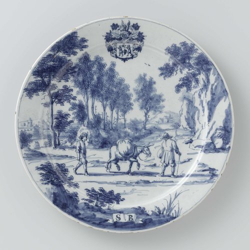 Bord van faience