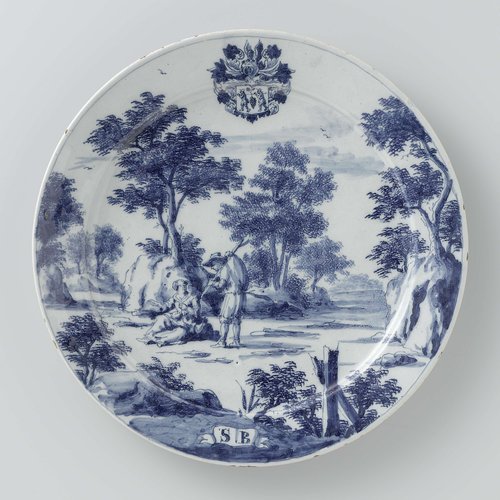 Bord van faience