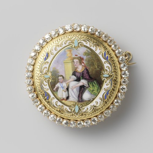 Broche van goud