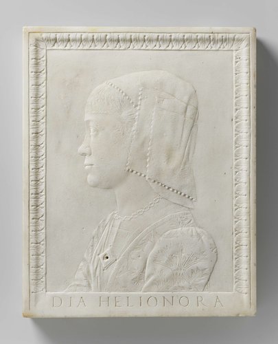 Eleanora of Aragon by Giovanni Cristoforo Romano; Sperandio di Bartolommeo Savelli