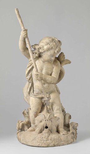 Putto met dolfijn