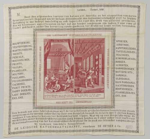 Doek van katoen by De Leidsche Katoenmaatschappy