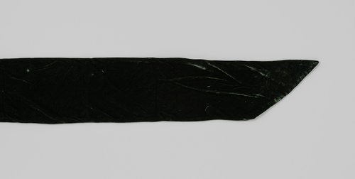 Japonslip of ceintuur van groen fluweel by anonymous