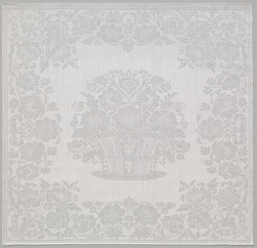 Servet met bloemen by anonymous
