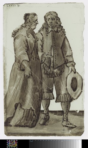 Ruit met man en vrouw by anonymous