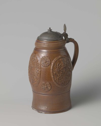 Bierpul met het dubbelwapen Saksen-Polen by anonymous