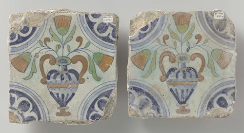 Twee tegels by anonymous